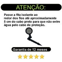 Espeto De Jardim 5w Led Projetor De Luz Prova D'água 3000k Max-0753