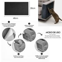 Arranhador De Gato Com Adesivo 30 X 48 Cm Grafite Geração Vet - 8