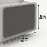 Arranhador De Gato Com Adesivo 30 X 48 Cm Cinza - Geração Vet - 5