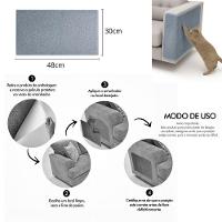 Arranhador De Gato Com Adesivo 30 X 48 Cm Cinza - Geração Vet - 8