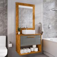 Conjunto Para Banheiro Zenit Naturalle Titanium - 1