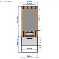 Conjunto Para Banheiro Zenit Naturalle Titanium - 6