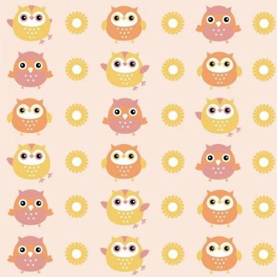 Papel De Parede Infantil Corujinhas