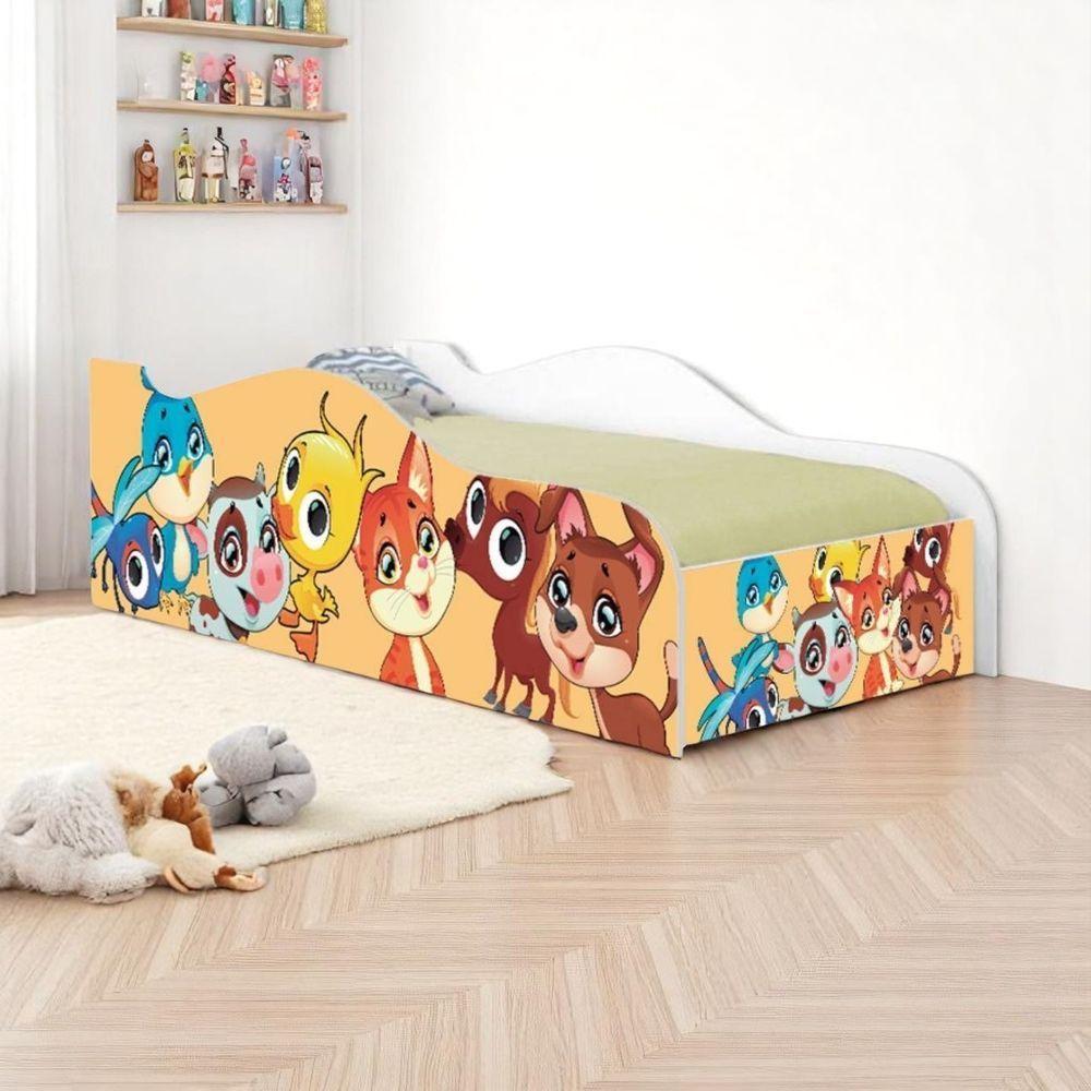 Cama Mobili Solteiro Animais - 1