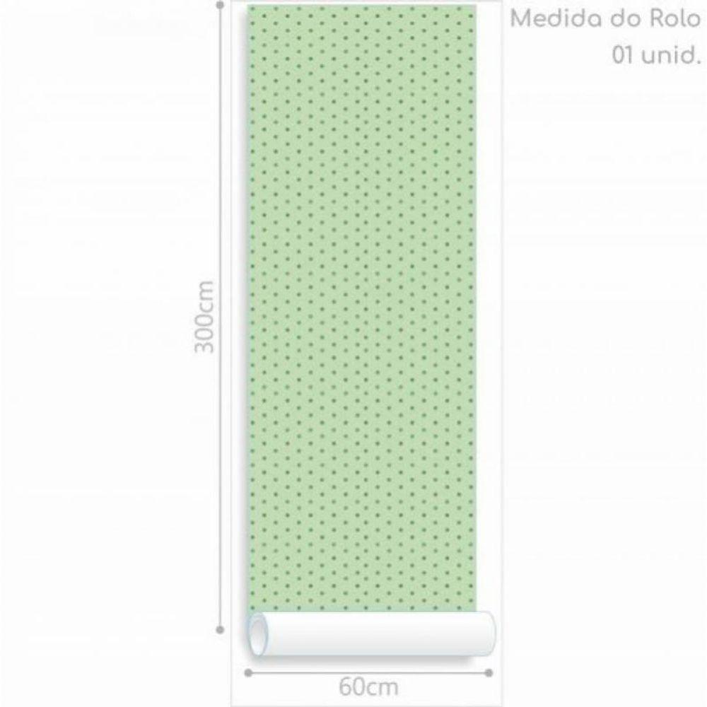 Papel De Parede Infantil Bolinhas Verde Degrade - 3