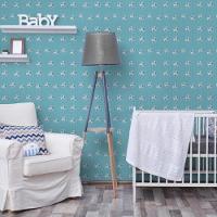 Papel De Parede Infantil Futebol Azul - 2