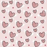 Papel De Parede Infantil Corações Com Asas - 1