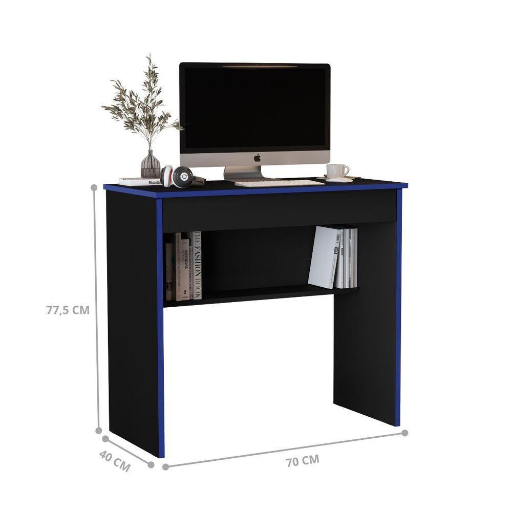 Escrivaninha Vitória 2.0 Preto Azul - 3