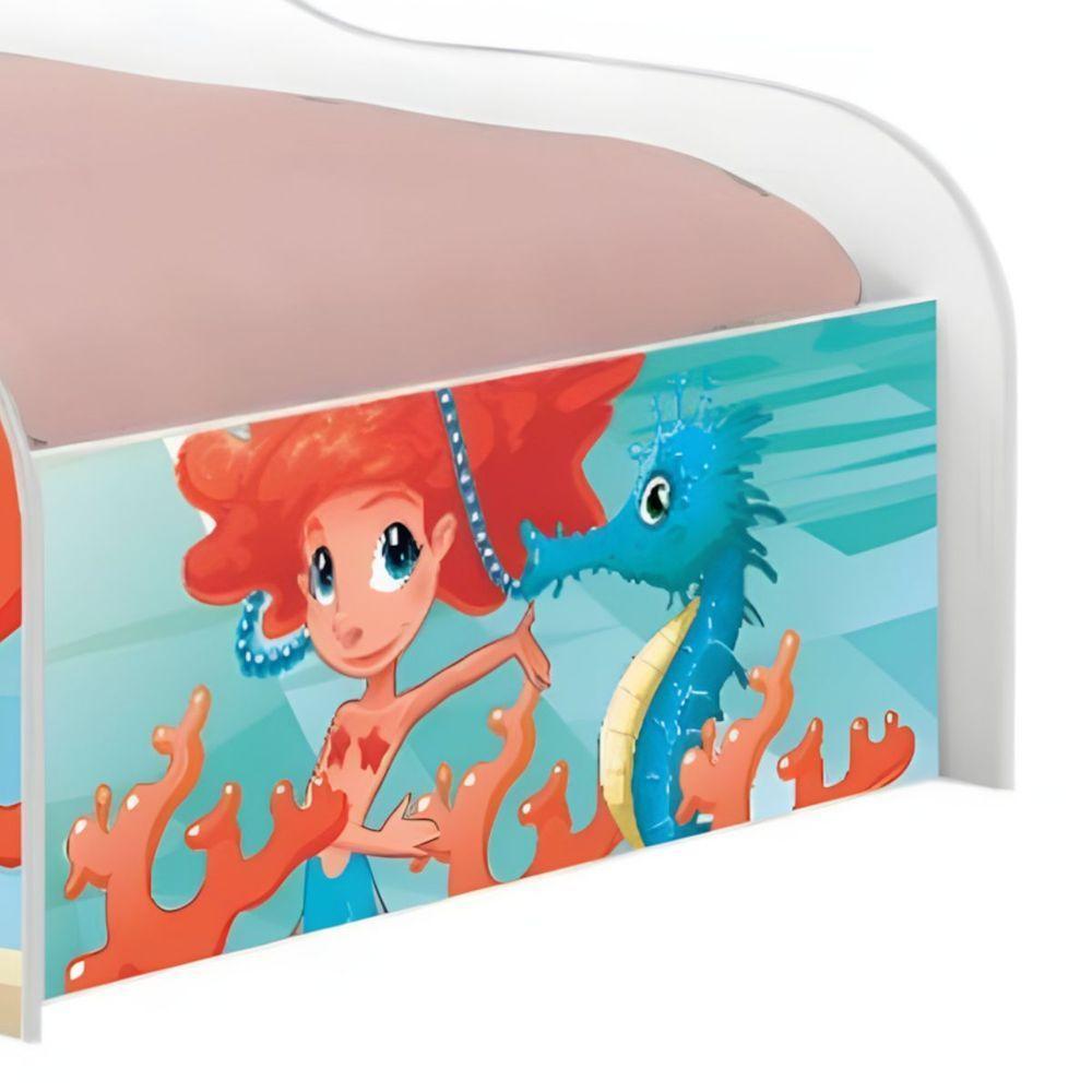 Cama Mobili Solteiro Sereia Ruiva - 5