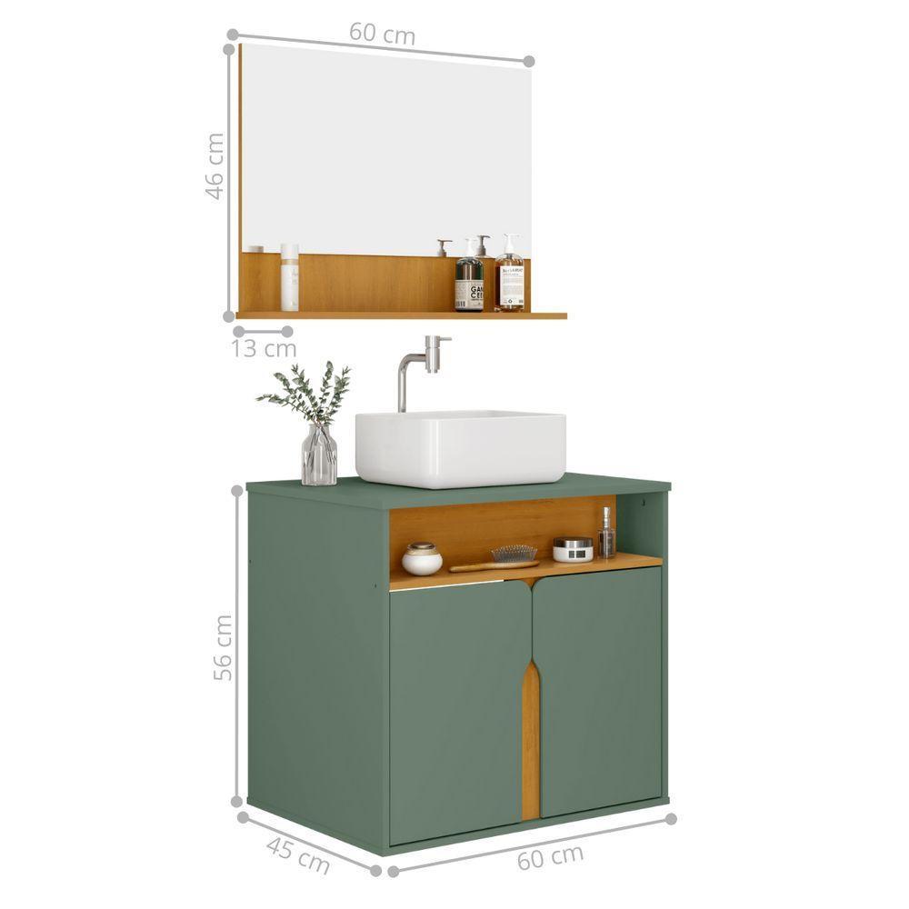 Kit Banheiro Harmonia Pistache Naturalle - 2