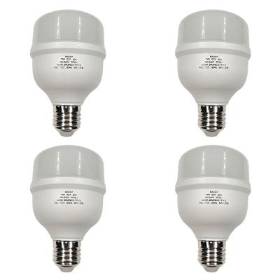 Kit Com 4 Lâmpadas Bulbo Led 20w 6500k Max-0206