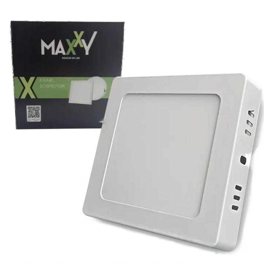 Painel Plafon Led Sobrepor Quadrado 6w Frio 6500k Max-0371 - 1