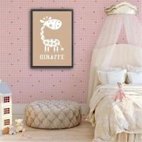 Papel De Parede Infantil Corações Rosa - 2