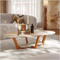 Mesa De Centro Elegance Off White Nature