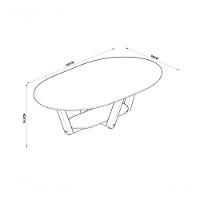 Mesa De Centro Elegance Off White Nature - 5
