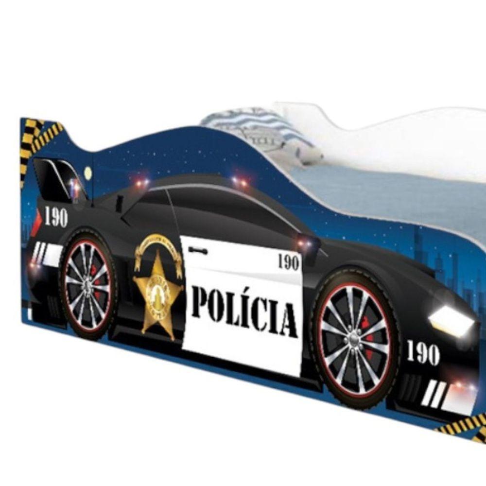 Cama Carro De Polícia Kids Infantil - 4