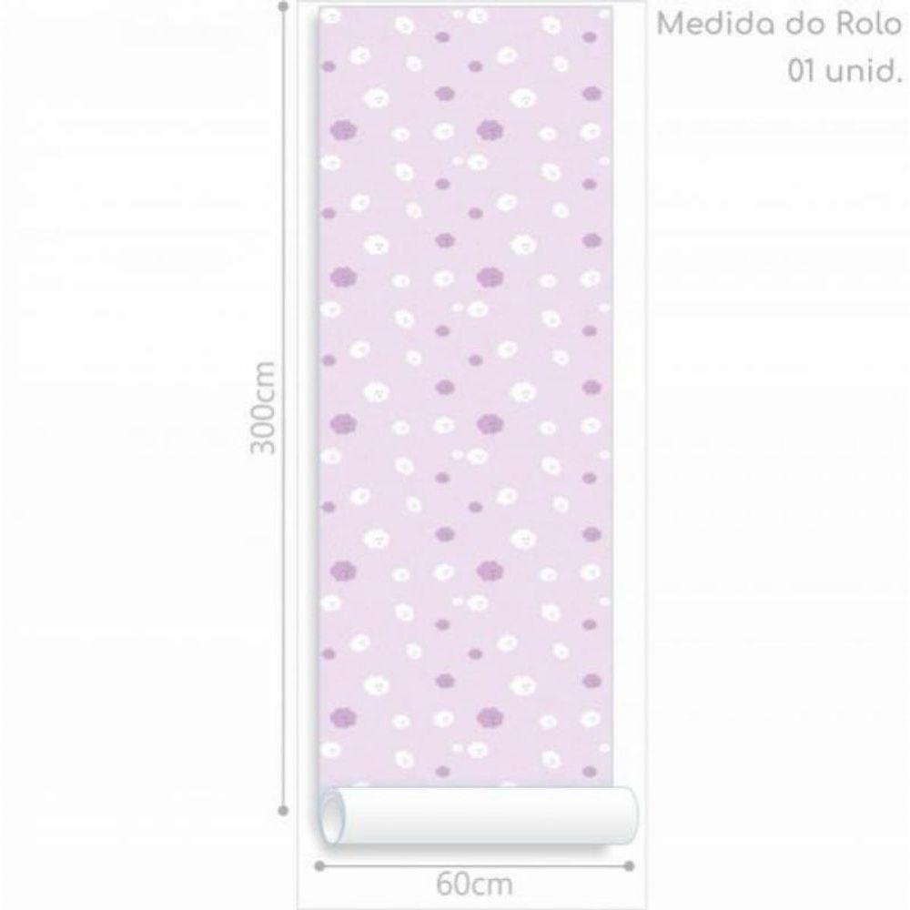 Papel De Parede Infantil Nuvem Menina - 3