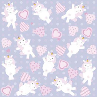 Papel De Parede Infantil Unicórnio Baby