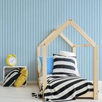 Papel De Parede Infantil Listrados Menino - 2