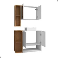 Conj Banheiro Gabinete Ibiza 2076116 Branco Naturalle - 4