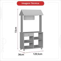 Lojinha Infantil Branco Azul Vermelho - 6