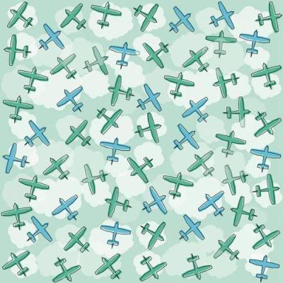 Papel De Parede Infantil Aviões