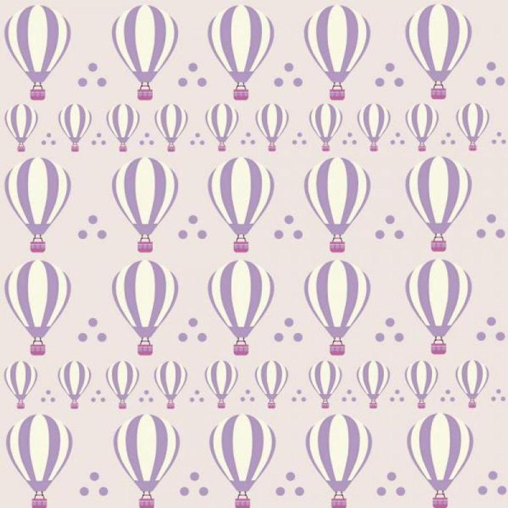 Papel De Parede Infantil Balão Rosa - 1