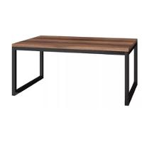 Mesa Centro Sala Pés De Ferro Tampo Mdf 80x40 Amadeirado - 2