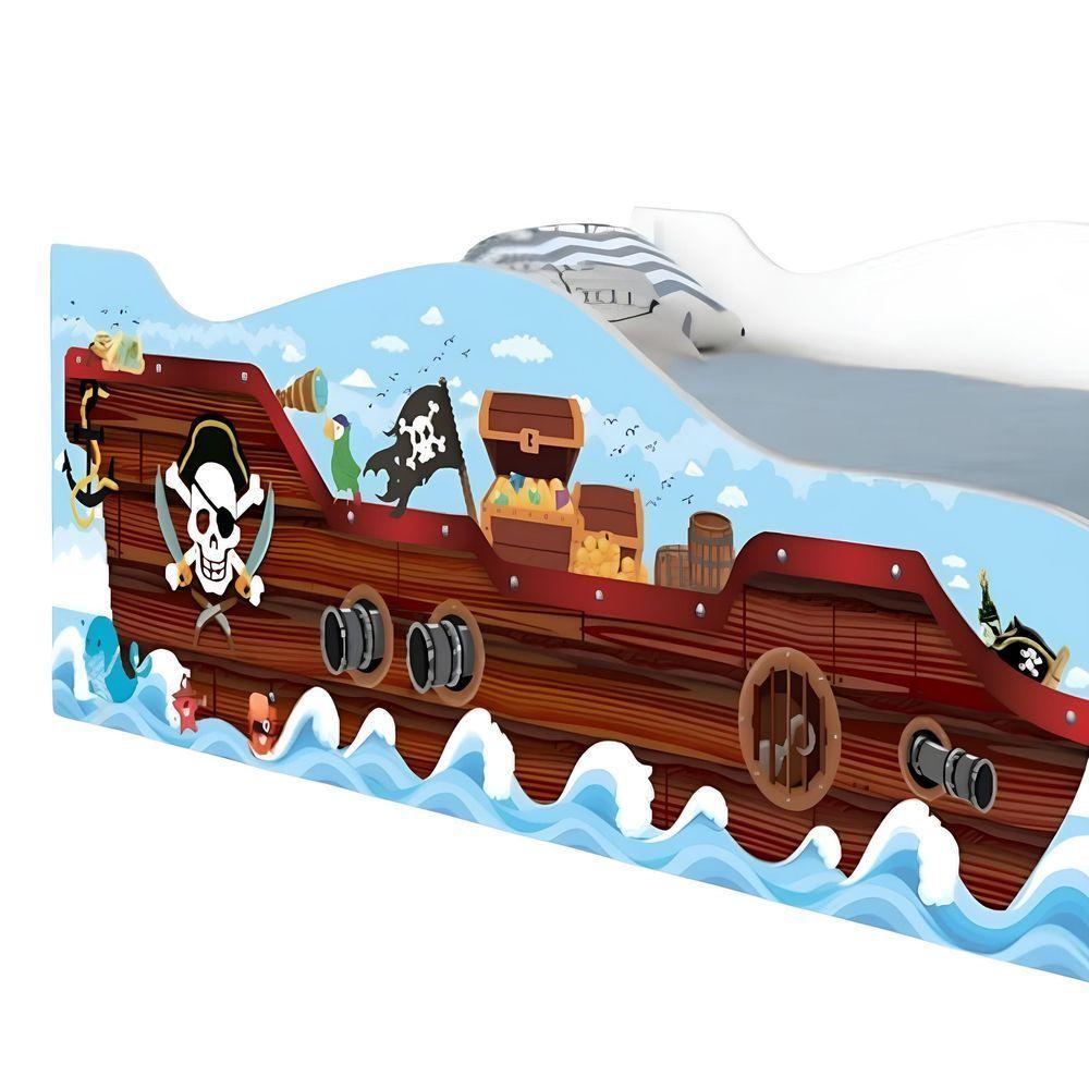 Cama Carro Barco Pirata Kids Infantil - 4