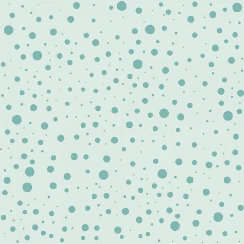 Papel De Parede Infantil Bolinhas Verde - 1