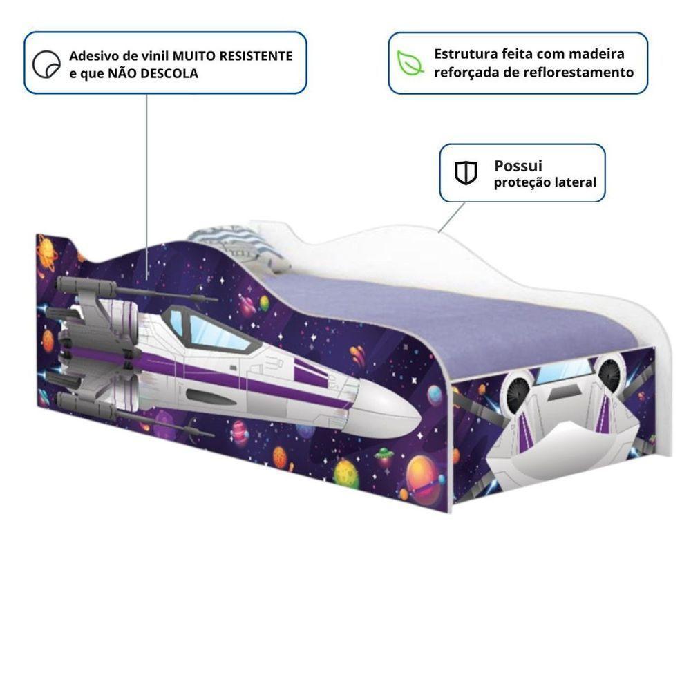 Cama Carro Nave Star Force Kids Infantil - 2
