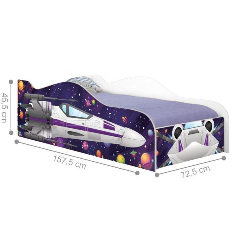 Cama Carro Nave Star Force Kids Infantil - 3