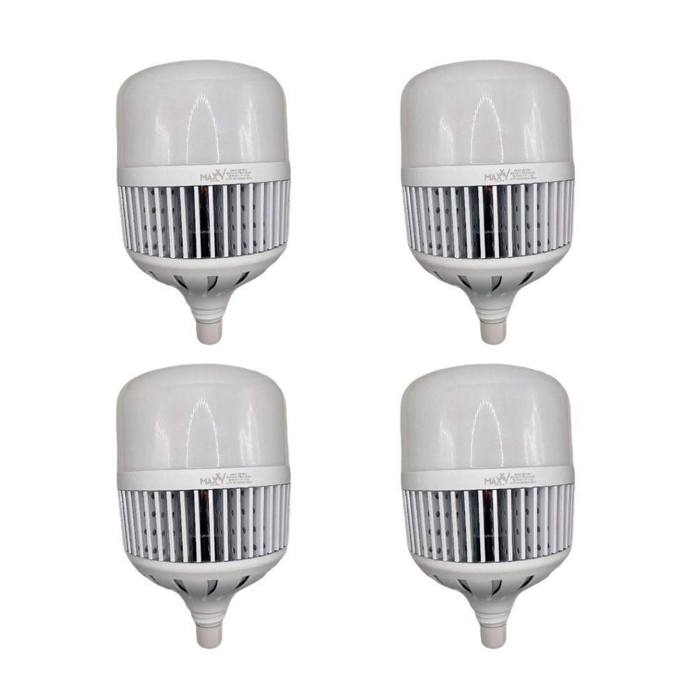 Kit Com 4 Lâmpadas Bulbo Maxxy 200w E27 6500k Max-2230 - 1