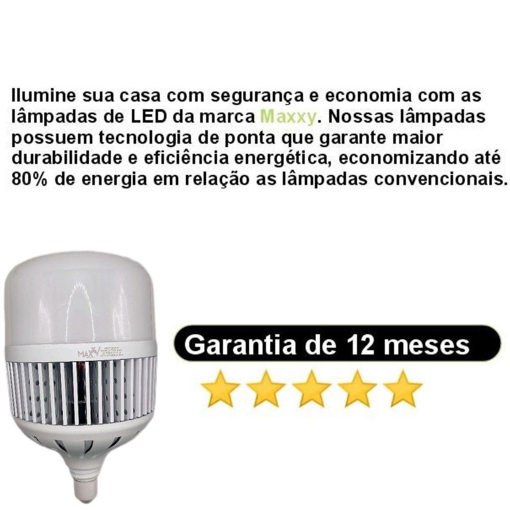 Kit Com 4 Lâmpadas Bulbo Maxxy 200w E27 6500k Max-2230 - 4