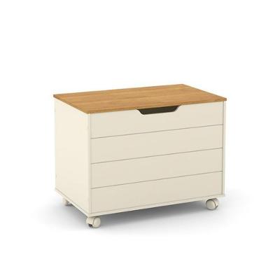 Bau Caixa De Brinquedos Toys Off White Freijo