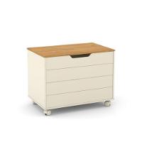 Bau Caixa De Brinquedos Toys Off White Freijo - 1