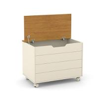 Bau Caixa De Brinquedos Toys Off White Freijo - 2