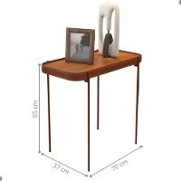 Mesa Lateral G Melin 70x37 Nature Cobre - 2