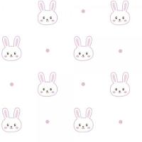 Papel De Parede Infantil Coelinhos - 1