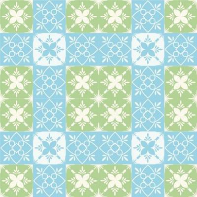 Papel De Parede Infantil Azuleijo Português Faro