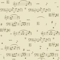 Papel De Parede Infantil Notas Musicais - 1
