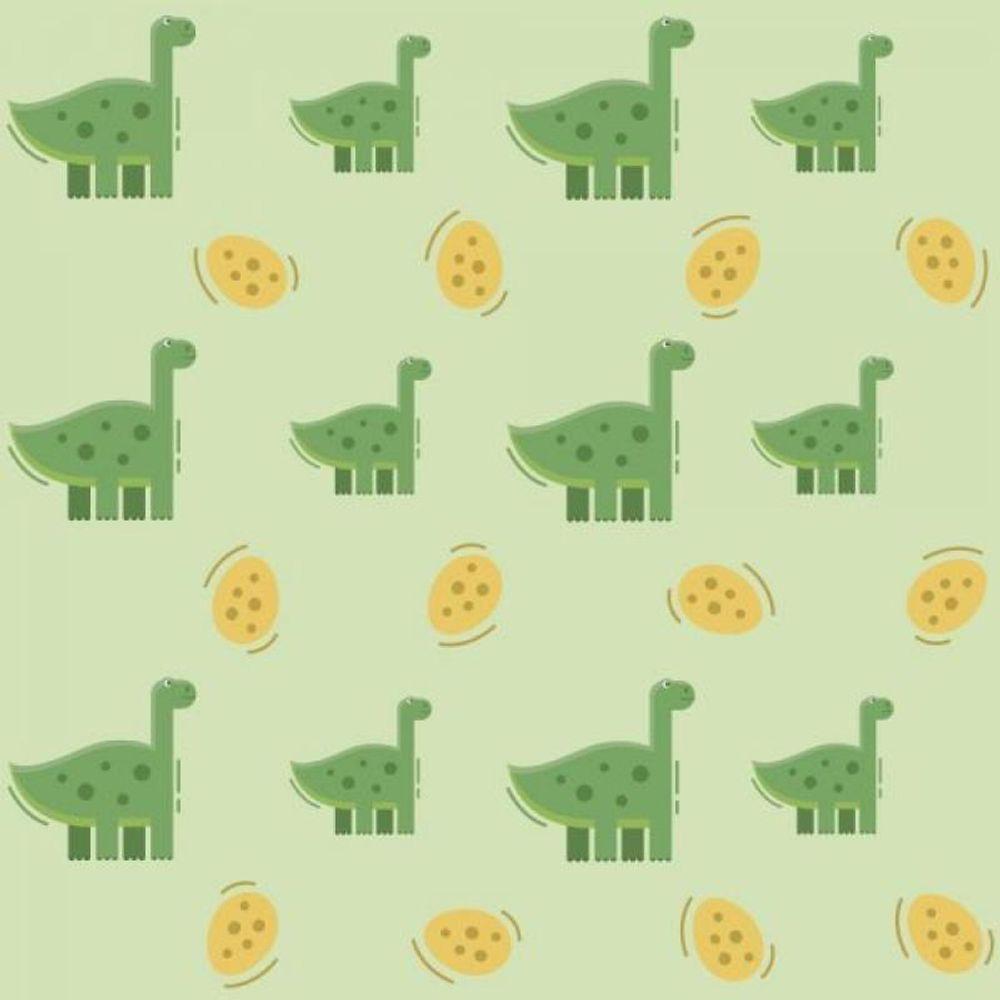Papel De Parede Infantil Dinossauros E Ovos - 1