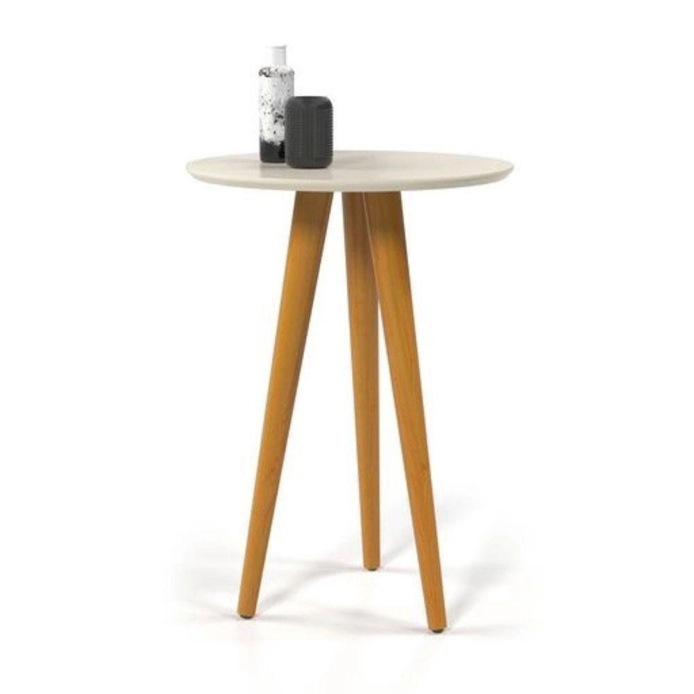 Mesa Lateral 4601 Pés Palito Sala Off White - 2