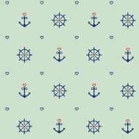 Papel De Parede Infantil Marinheiro Verde - 1