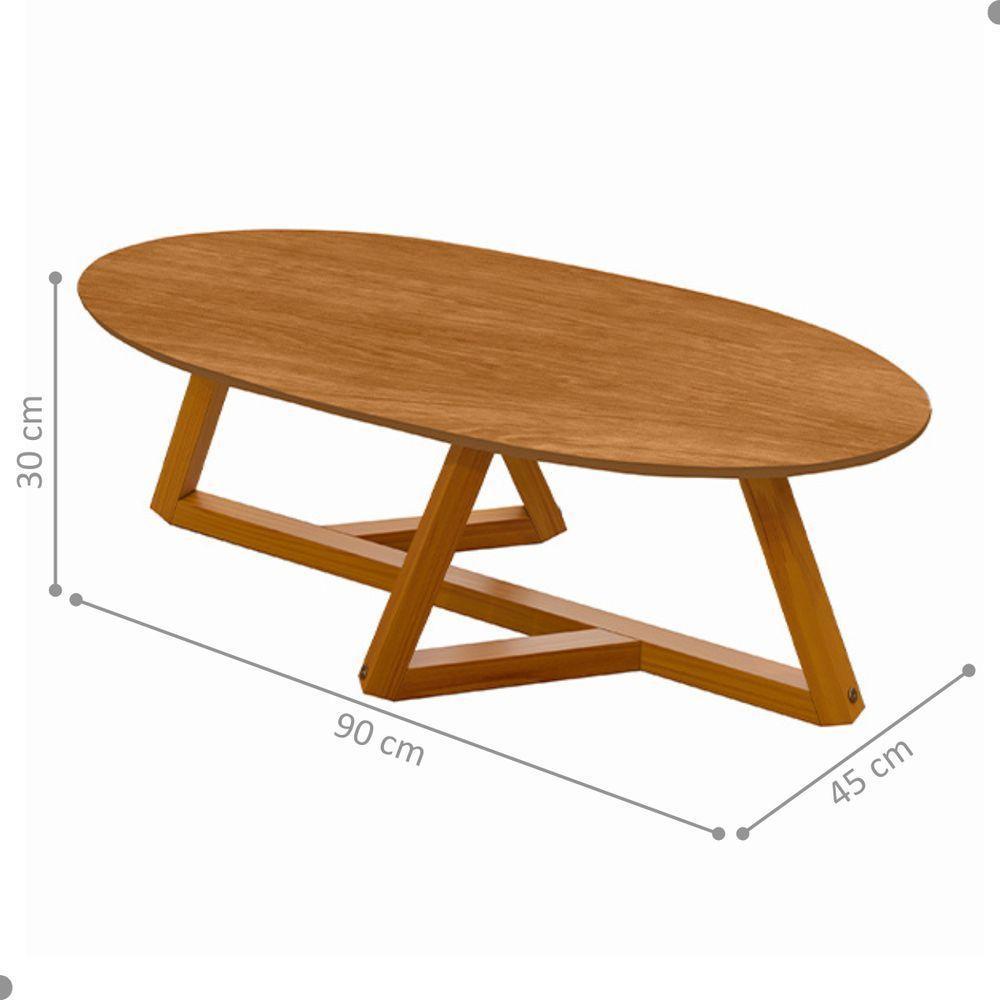 Mesa De Centro Classic Oval Nature - 2