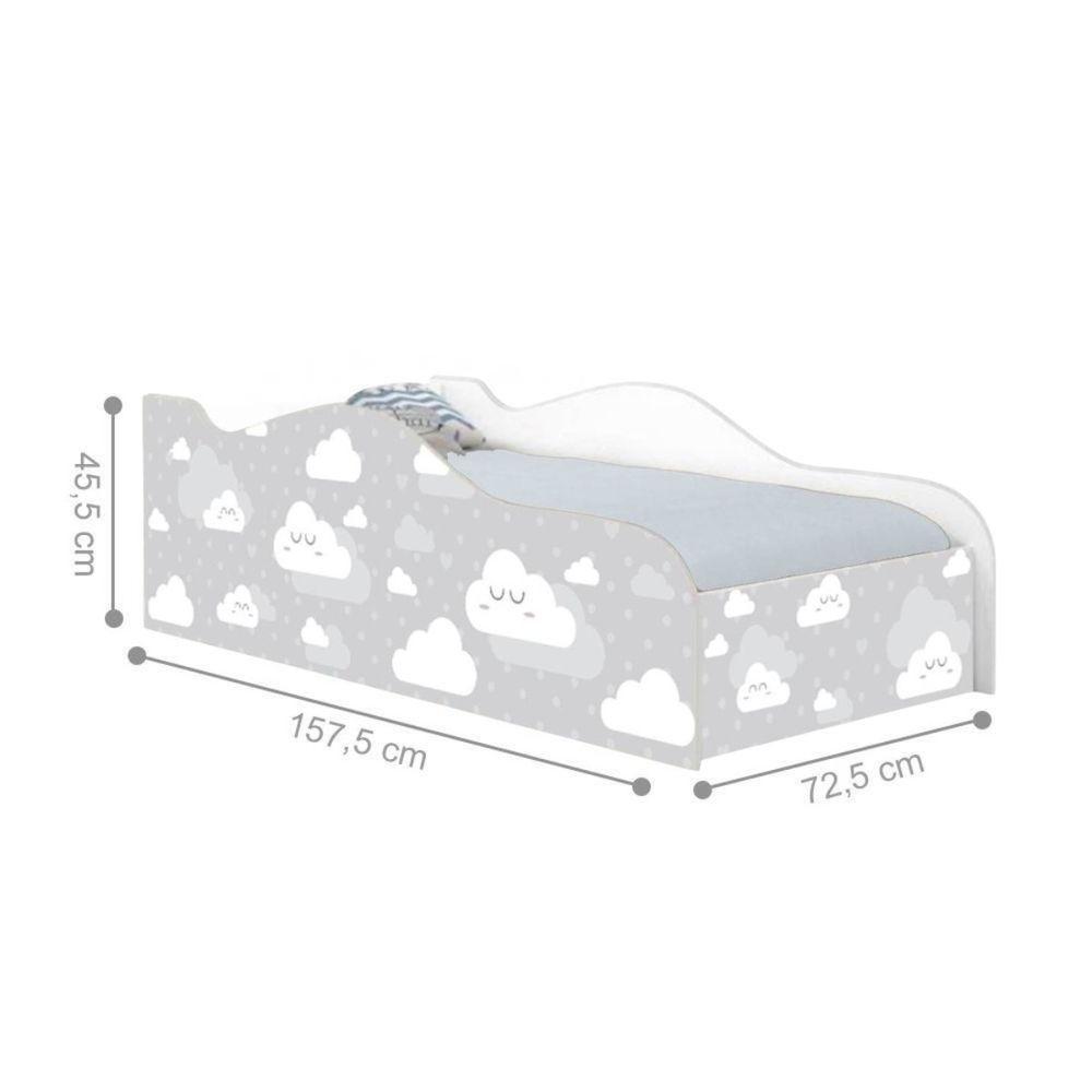 Cama Mobili Infantil Nuvem Cinza - 3