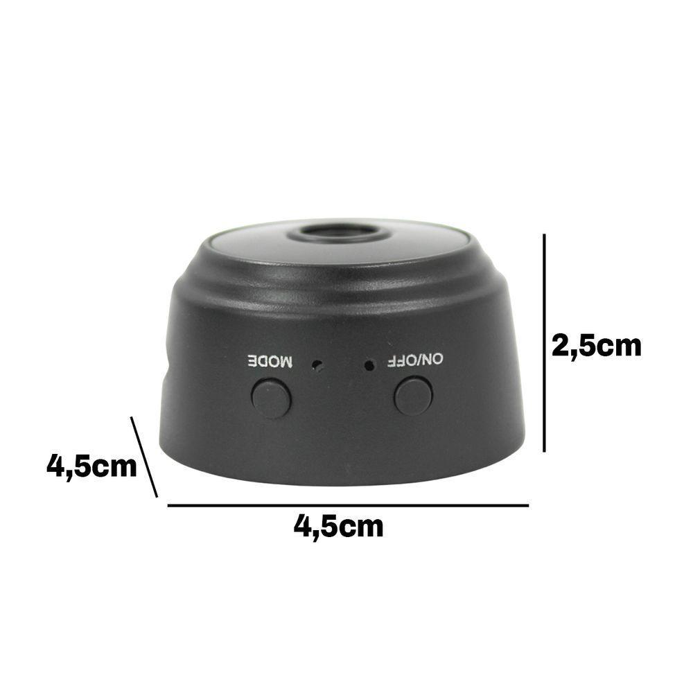 Mini Câmera Espiã A9 Full Hd Wi-fi E Fixação Magnetica - 4