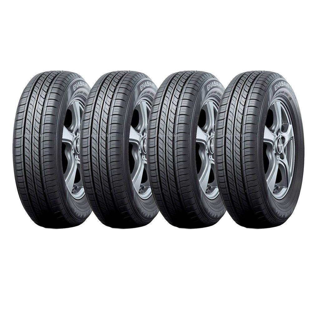 Kit 4 Pneus Dunlop 185/55r16 Enasave Ec300+ Preto - 1