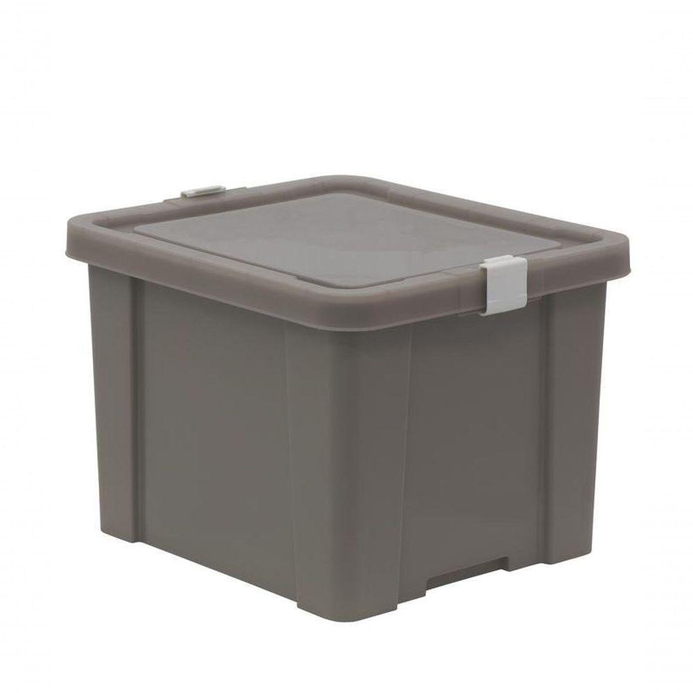 Caixa Organizadora Tramontina Camurça Em Polipropileno Office 30 Litros - 1