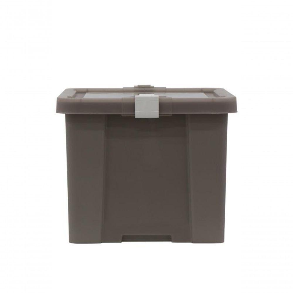 Caixa Organizadora Tramontina Camurça Em Polipropileno Office 30 Litros - 3